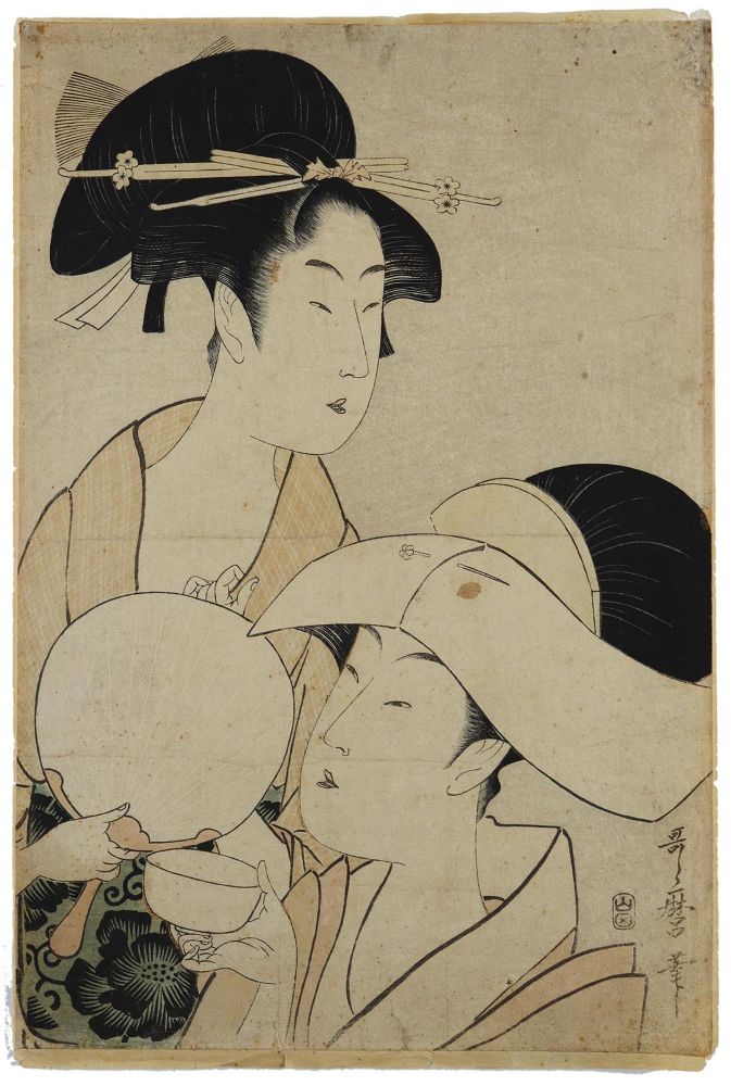 Große Abbildung Nr.1: 130-3915 Kitagawa, Utamaro I: (Künstlergraphik, Japan)