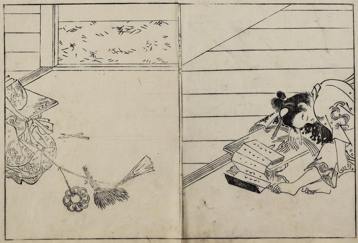 Große Abbildung Nr.1: 130-3927 Ooka, Shunboku: (Künstlergraphik, Japan)