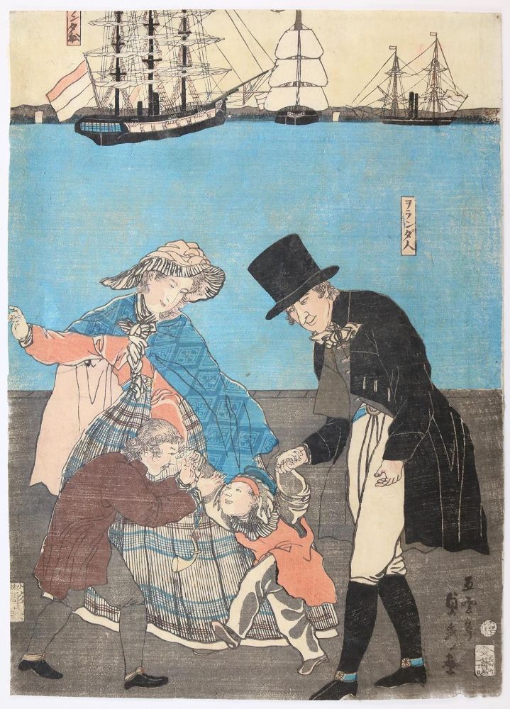 Große Abbildung Nr.3: 130-3928 Sadahide, Utagawa: (Künstlergraphik, Japan)