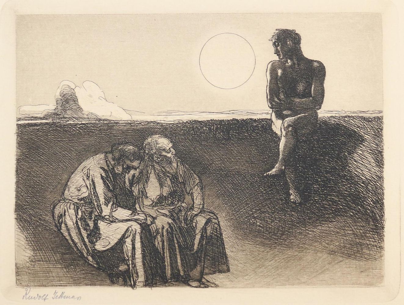 Große Abbildung Nr.2: 130-3945 Jettmar, Rudolf: (Künstlergraphik)
