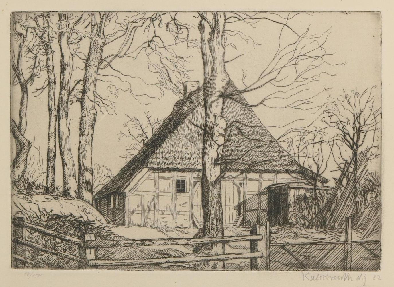 Große Abbildung Nr.4: 130-3953 Kalkreuth, Leopold Graf von: (Künstlergraphik)