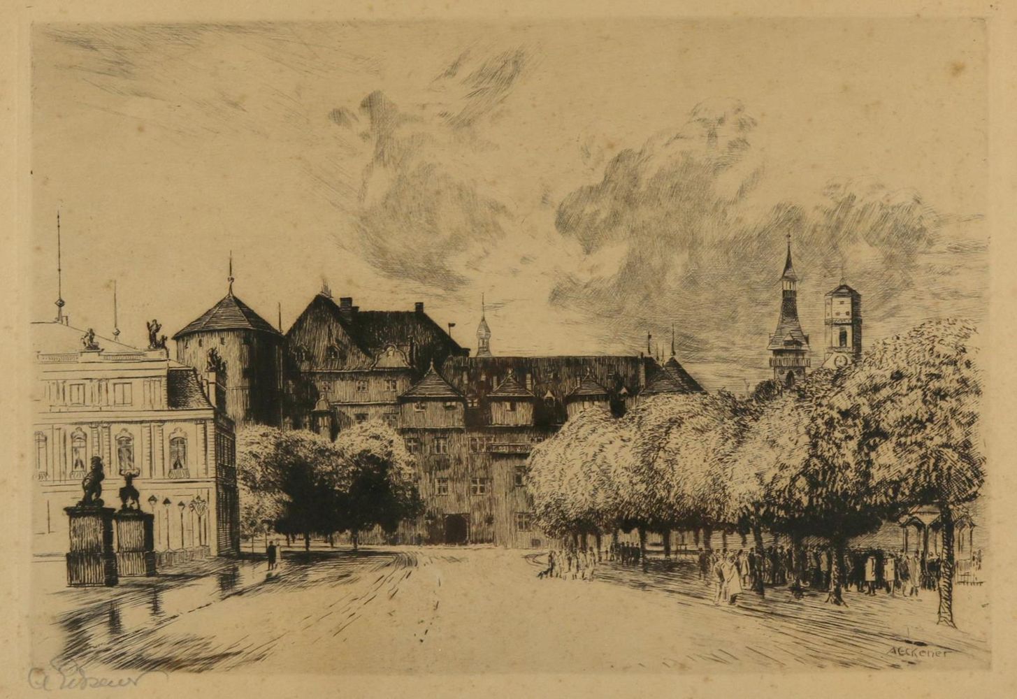 Große Abbildung Nr.2: 130-3956 Kanoldt, Alexander: (Künstlergraphik)