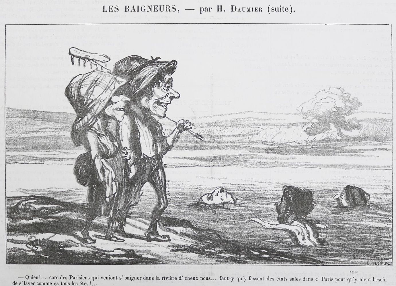 Große Abbildung Nr.1: 130-3958 Daumier, Honoré: (Künstlergraphik, Karikatur)