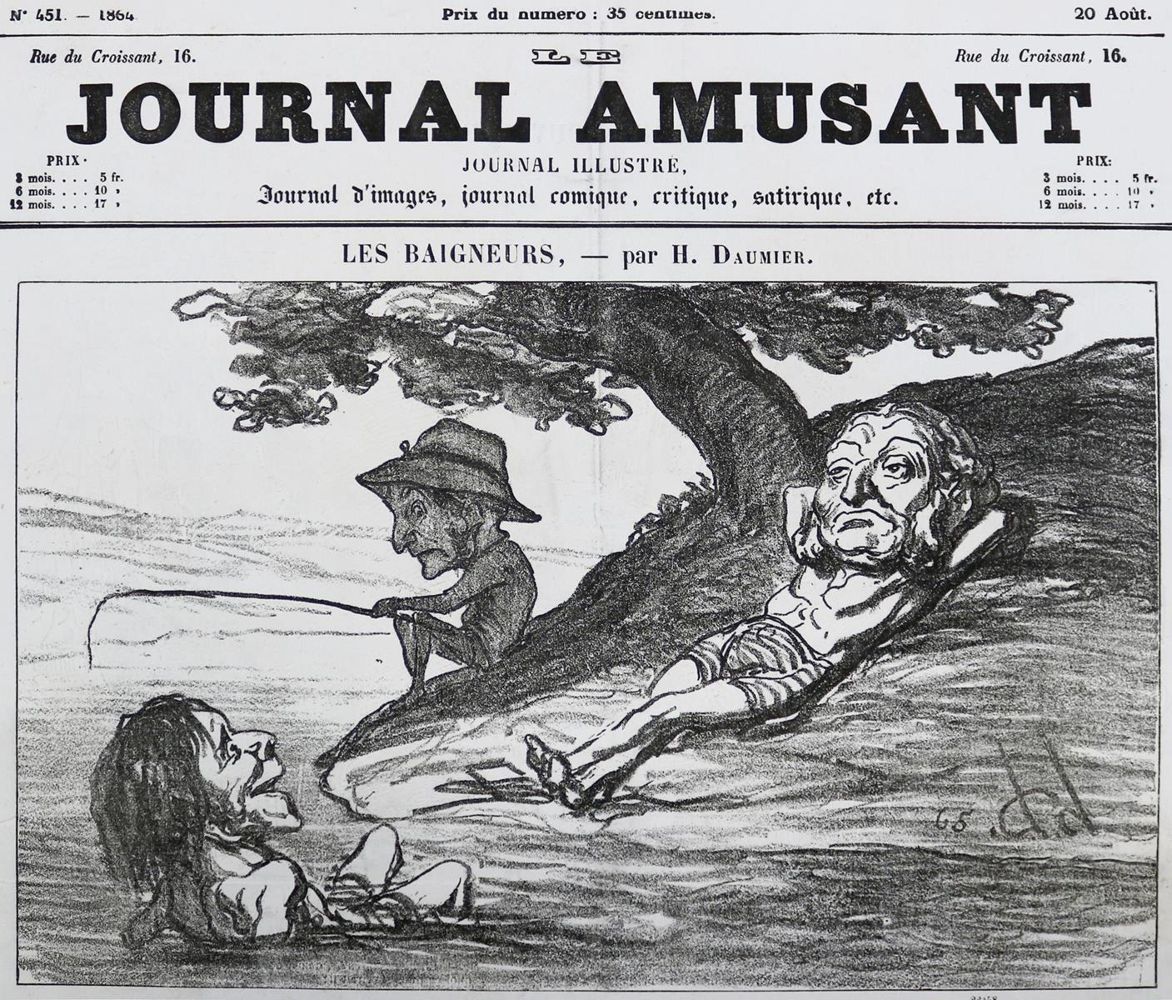 Große Abbildung Nr.2: 130-3958 Daumier, Honoré: (Künstlergraphik, Karikatur)
