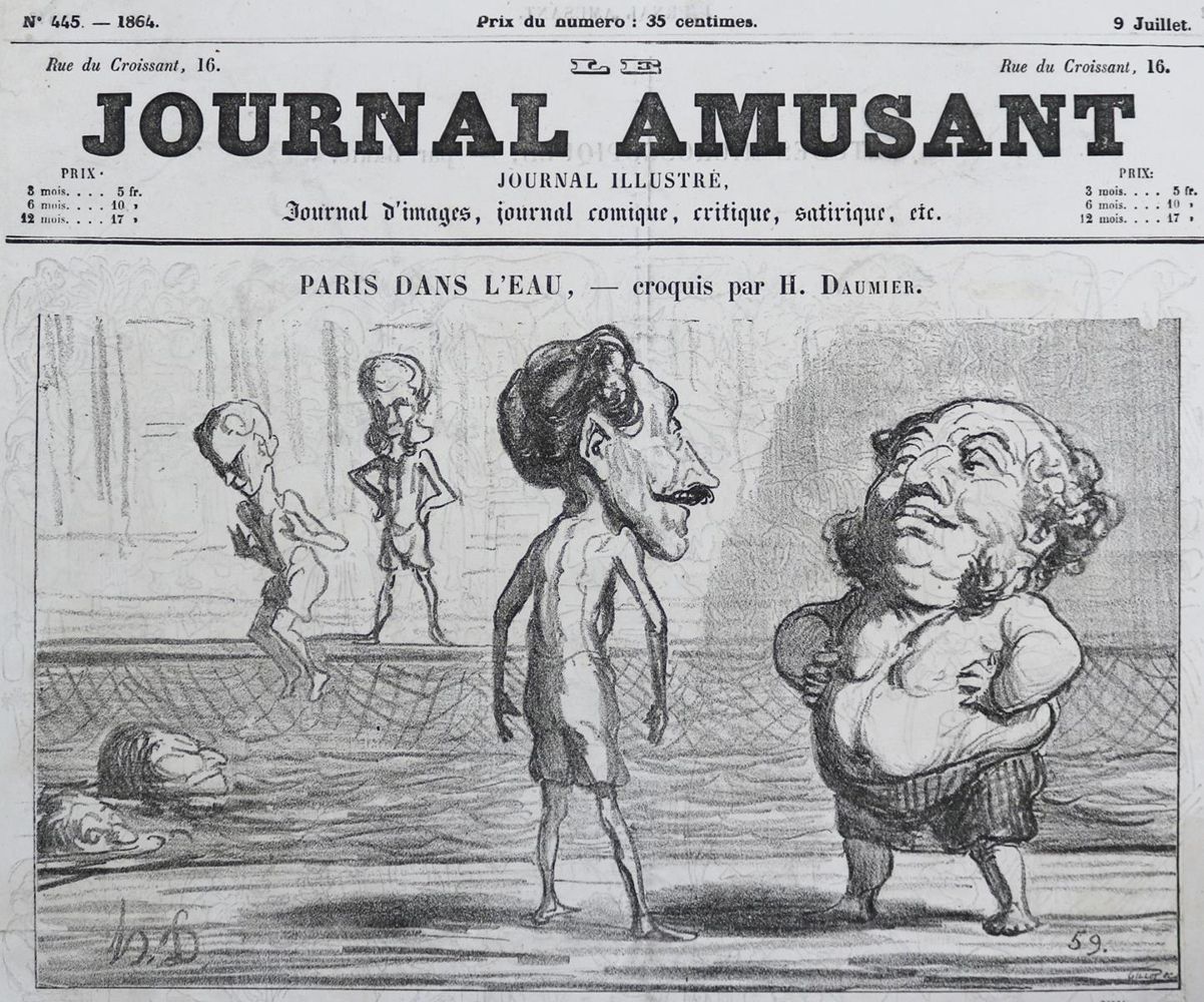 Große Abbildung Nr.3: 130-3958 Daumier, Honoré: (Künstlergraphik, Karikatur)
