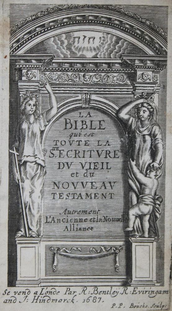 Große Abbildung Nr.1: 130-40 Biblia gallica.: (Bibeln)