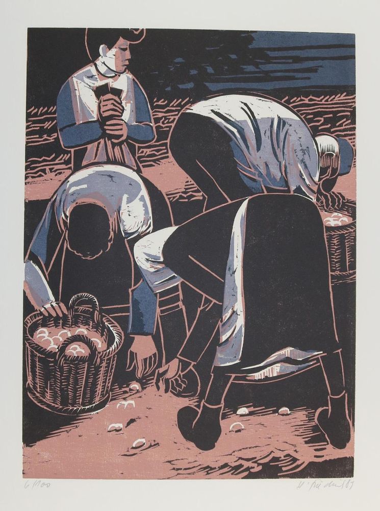 Große Abbildung Nr.19: 130-4029 Konvolut: (Künstlergraphik)
