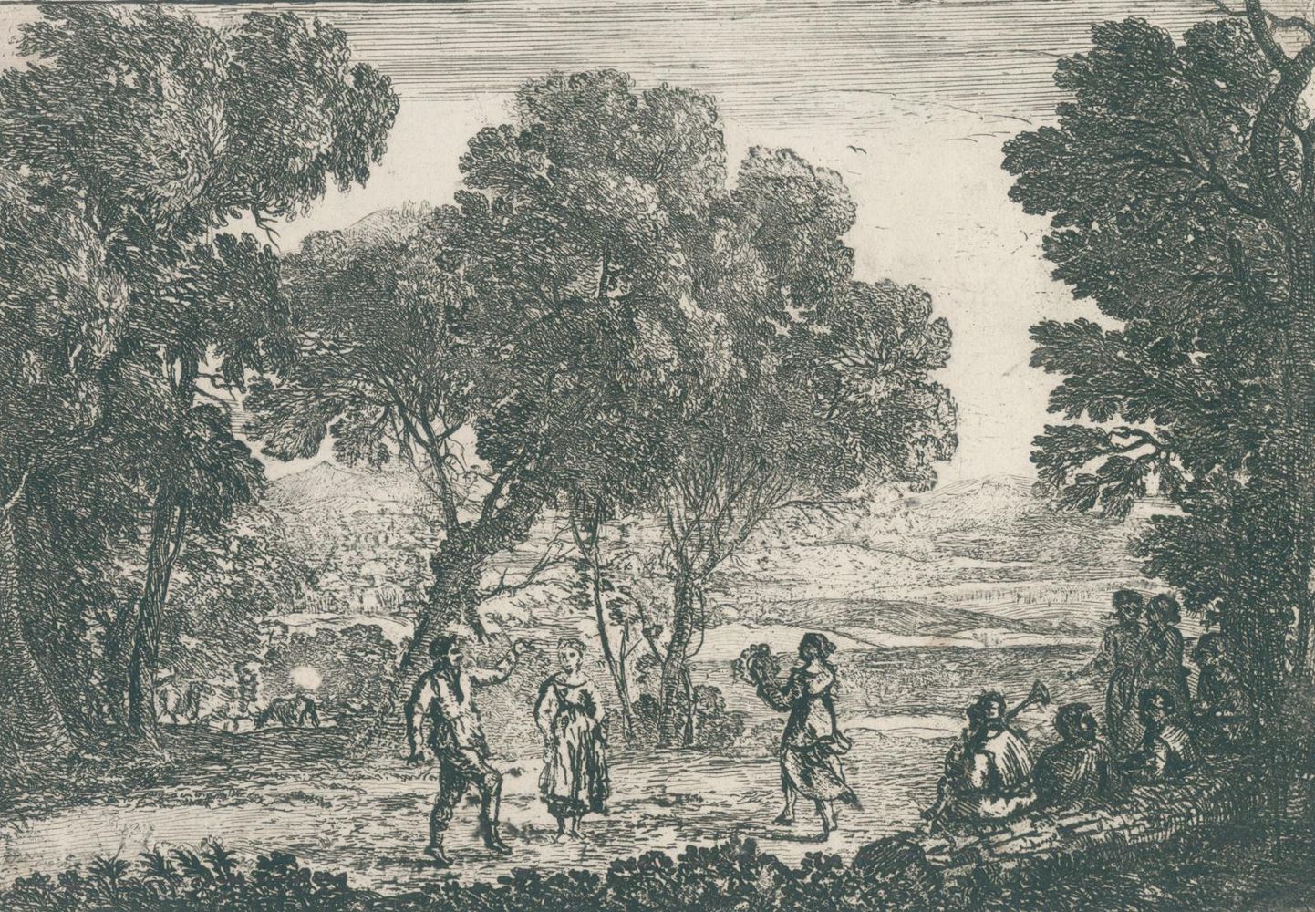 Große Abbildung Nr.1: 130-4077 Lorrain, Claude (d.i. Claude Gellée: (Künstlergraphik)