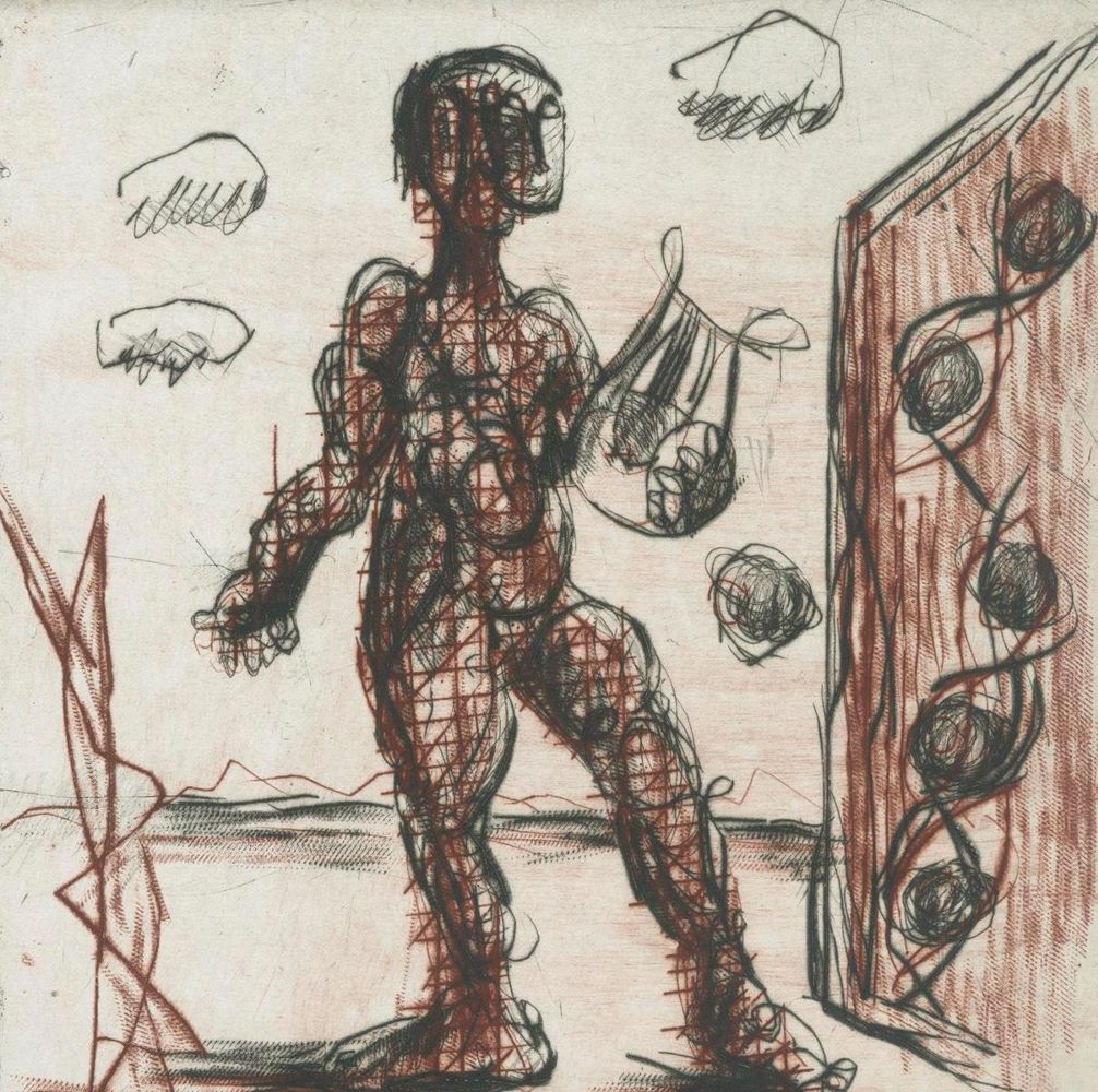 Große Abbildung Nr.1: 130-4094 Lüpertz,M.: (Künstlergraphik)