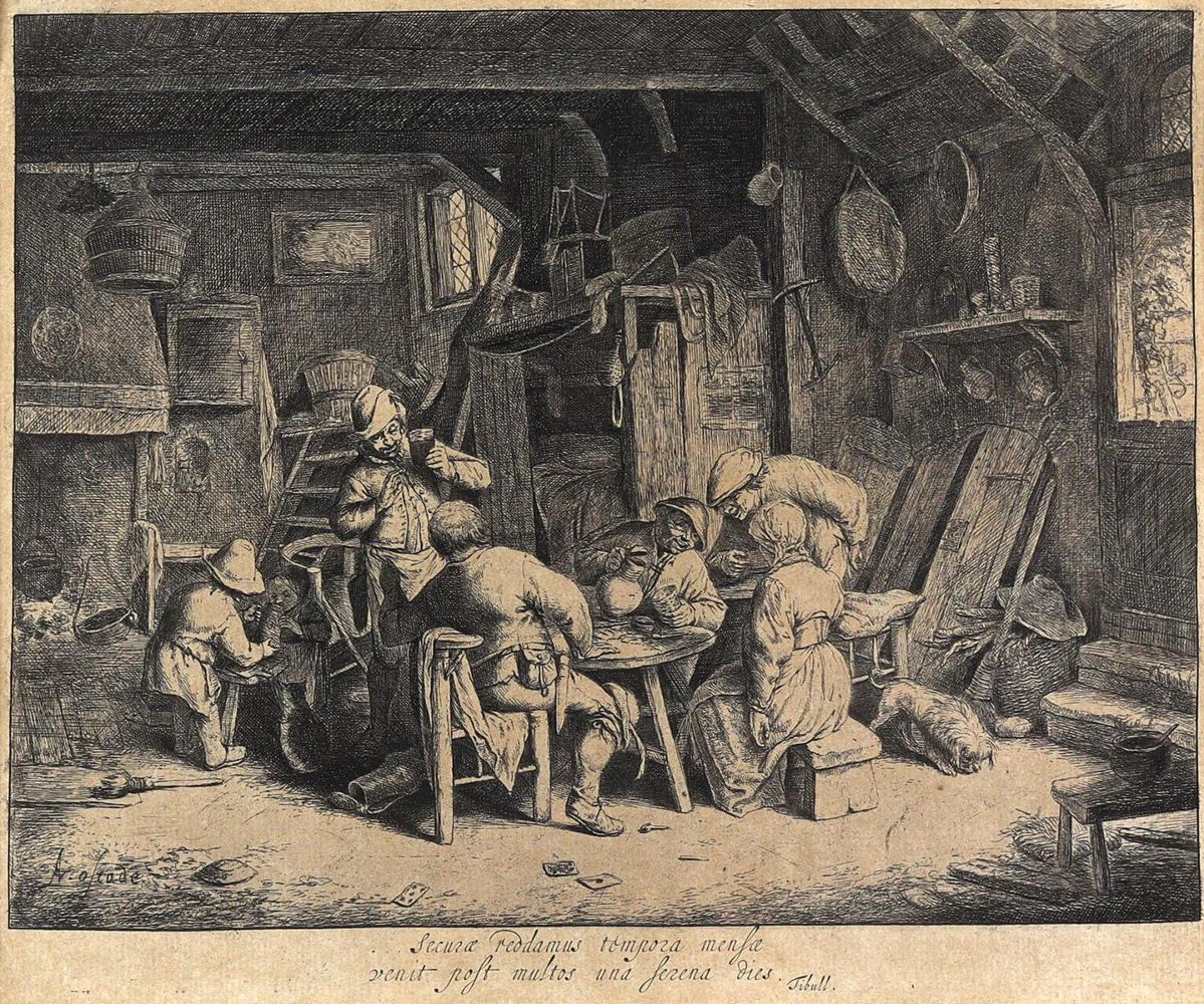 Große Abbildung Nr.5: 130-4151 Ostade, Adriaen van: (Künstlergraphik)