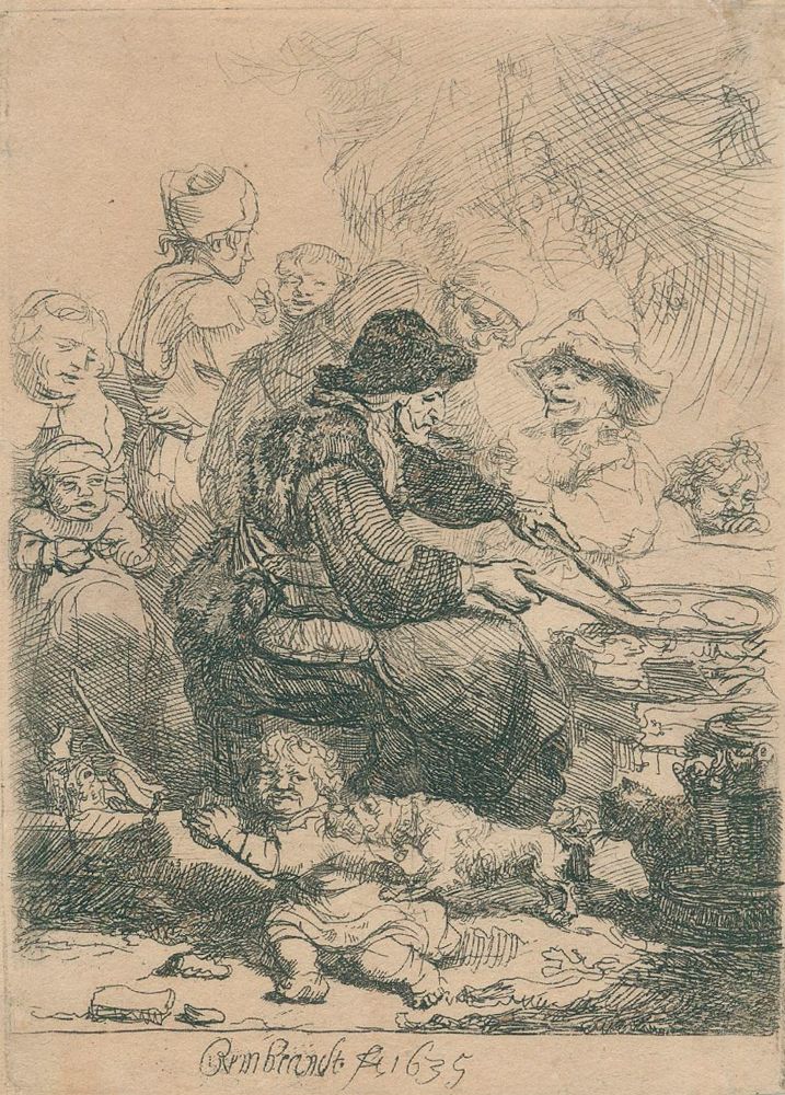Große Abbildung Nr.1: 130-4251 Rembrandt van Rijn, Harmensz.: (Künstlergraphik)