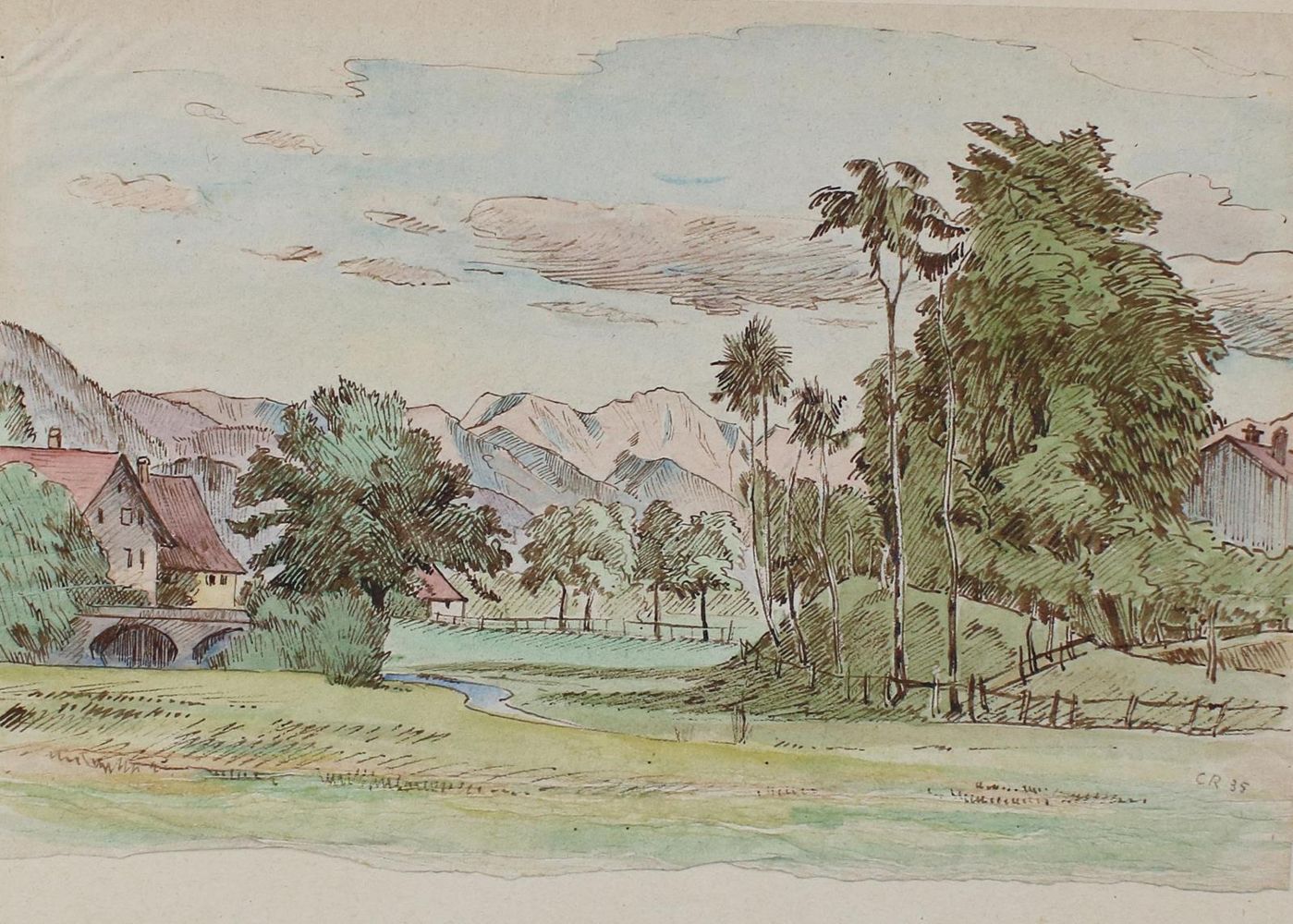 Große Abbildung Nr.1: 130-4280 Rühle, Clara: (Künstlergraphik)