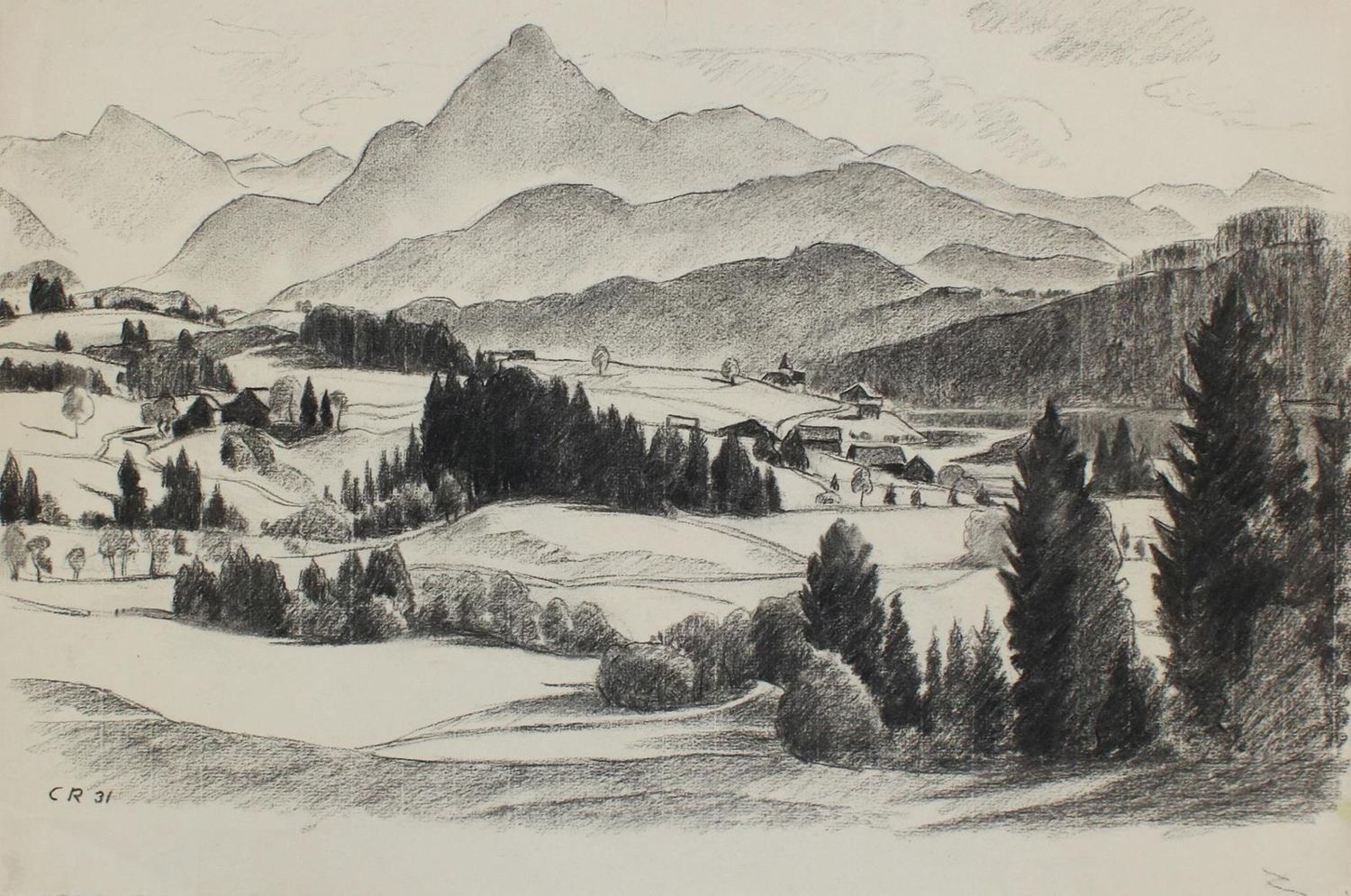 Große Abbildung Nr.2: 130-4284 Rühle, Clara: (Künstlergraphik)