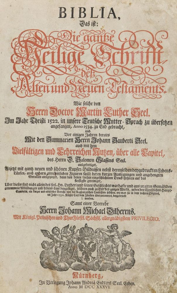 Große Abbildung Nr.1: 130-43 Biblia germanica.: (Bibeln)
