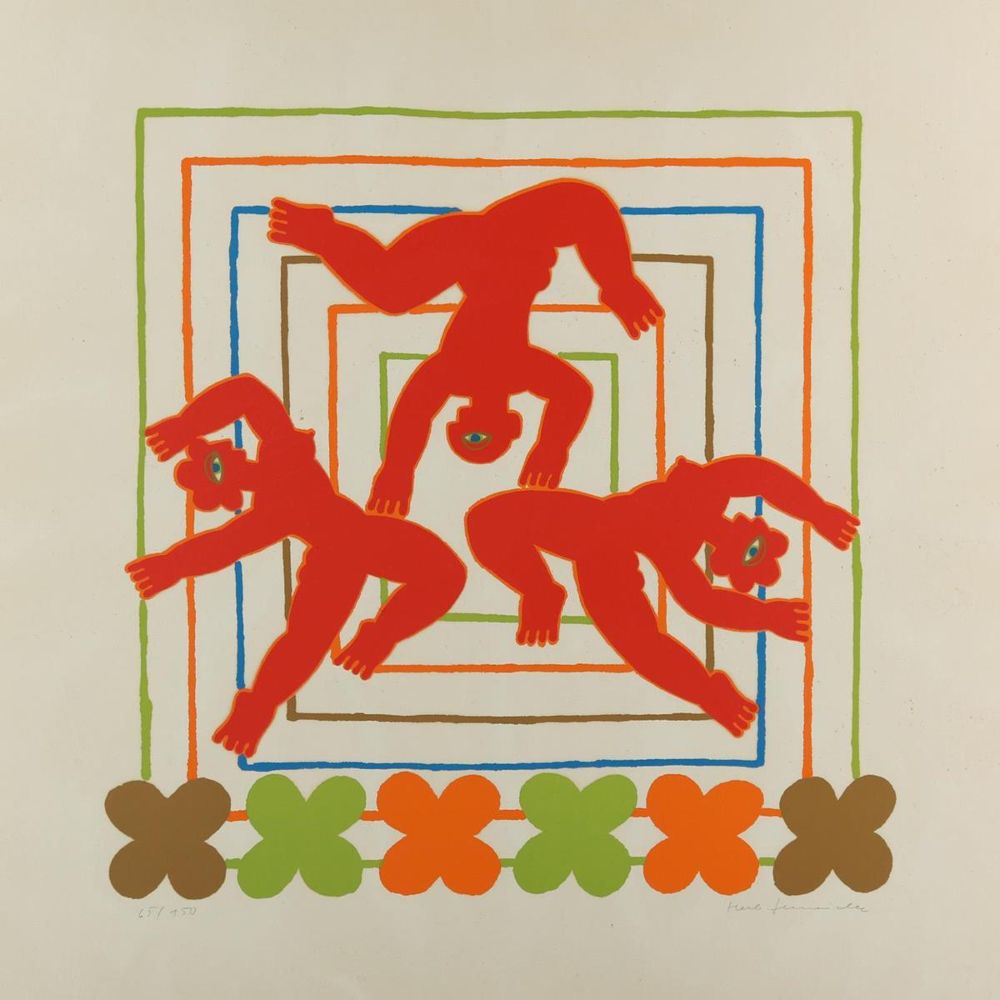 Große Abbildung Nr.2: 130-4329 Schneider, Herbert: (Künstlergraphik)