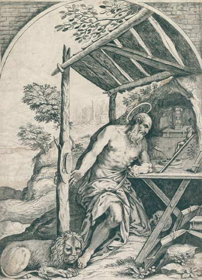 Große Abbildung Nr.1: 130-4418 Unbekannter Altmeister: (Künstlergraphik)