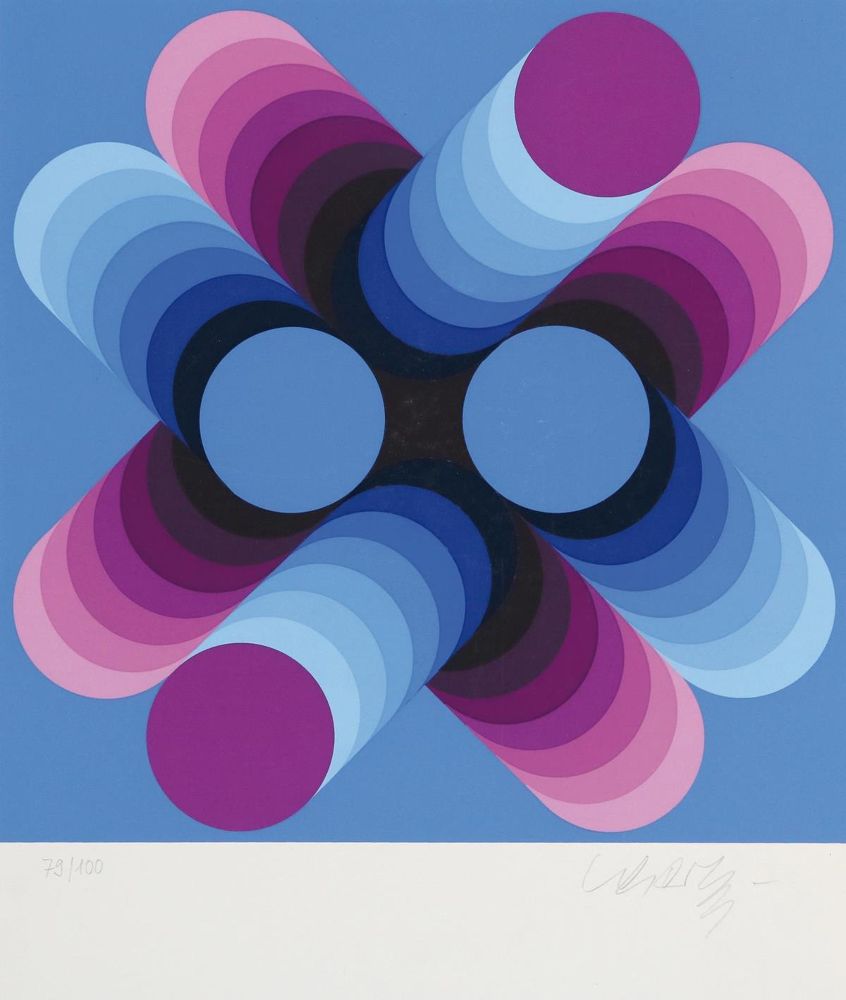 Große Abbildung Nr.1: 130-4432 Vasarely, Victor: (Künstlergraphik)