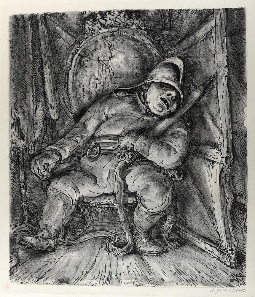 Große Abbildung Nr.4: 130-4468 Weber, A. Paul: (Künstlergraphik)