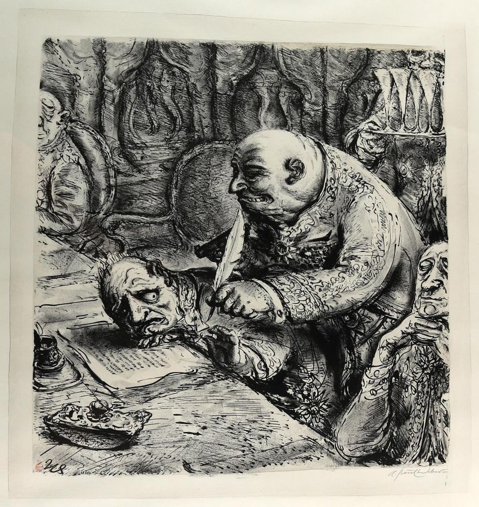 Große Abbildung Nr.1: 130-4472 Weber, A. Paul: (Künstlergraphik)