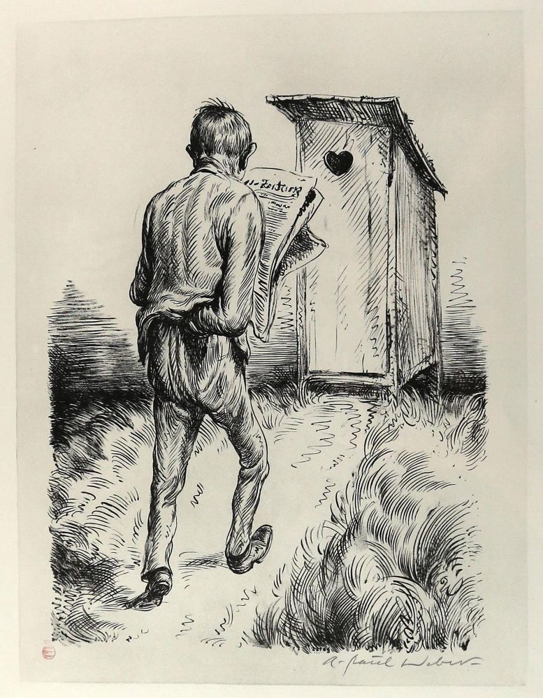 Große Abbildung Nr.2: 130-4473 Weber, A. Paul: (Künstlergraphik)