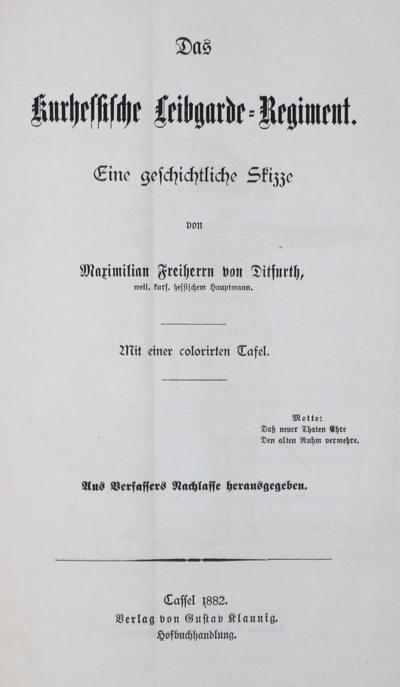 Große Abbildung Nr.1: 130-476 Ditfurth,M.v.: (Militaria)