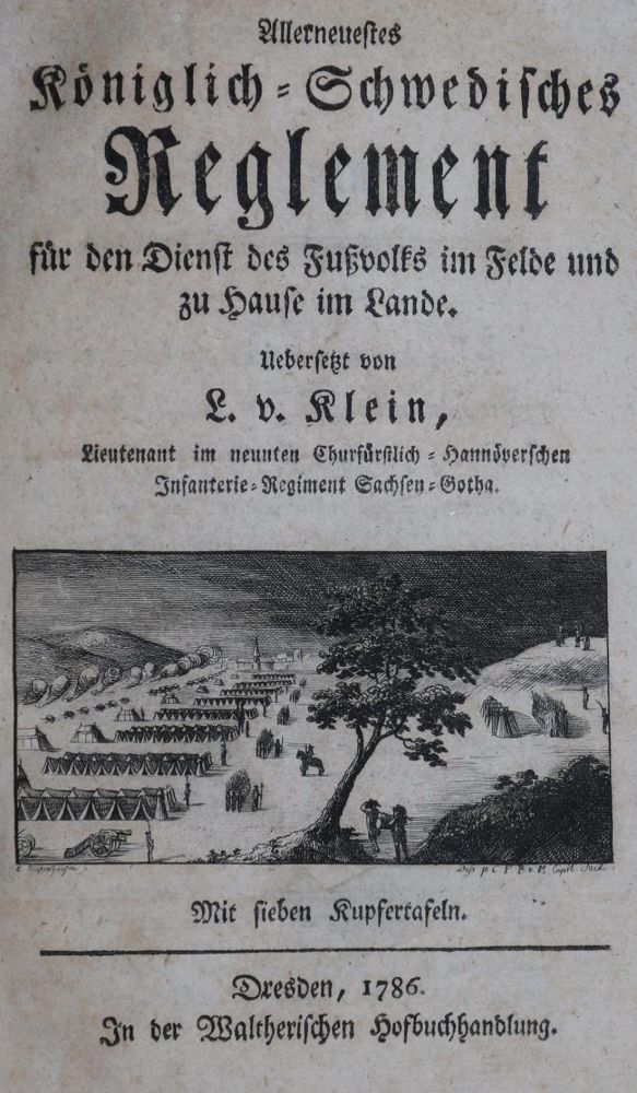 Große Abbildung Nr.1: 130-487 Klein,L.v. (Übers.).: (Militaria)