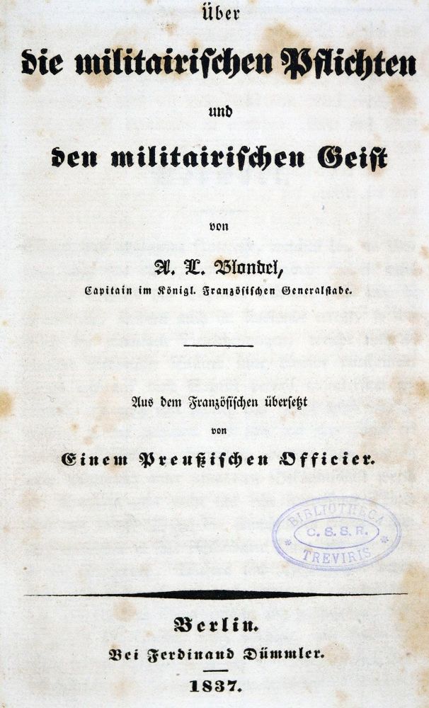 Große Abbildung Nr.1: 130-488 (La Mothe le Vayer,F.de).: (Militaria)
