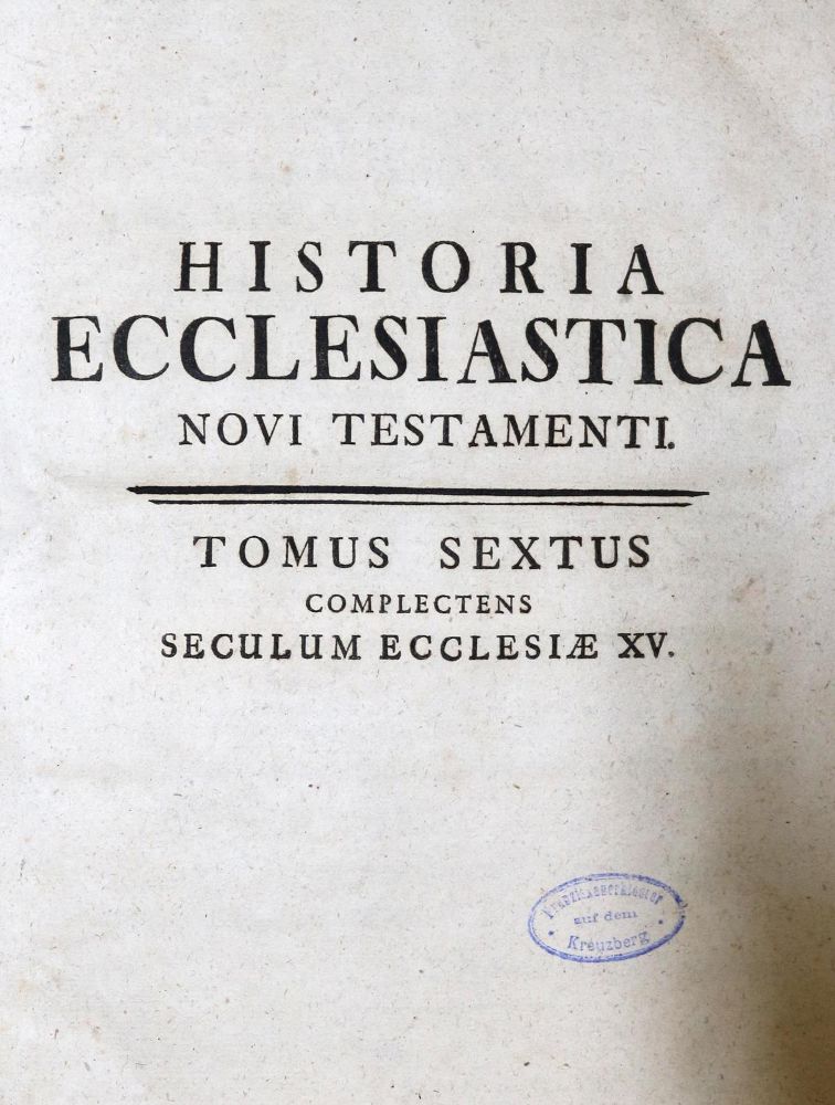Große Abbildung Nr.1: 130-5 Amat de Graveson,I.H.: (Alte Drucke, Handschriften und Theologie)