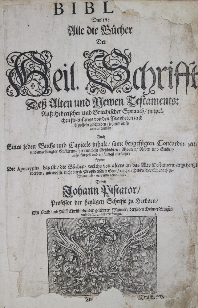 Große Abbildung Nr.1: 130-51 Biblia germanica.: (Bibeln)