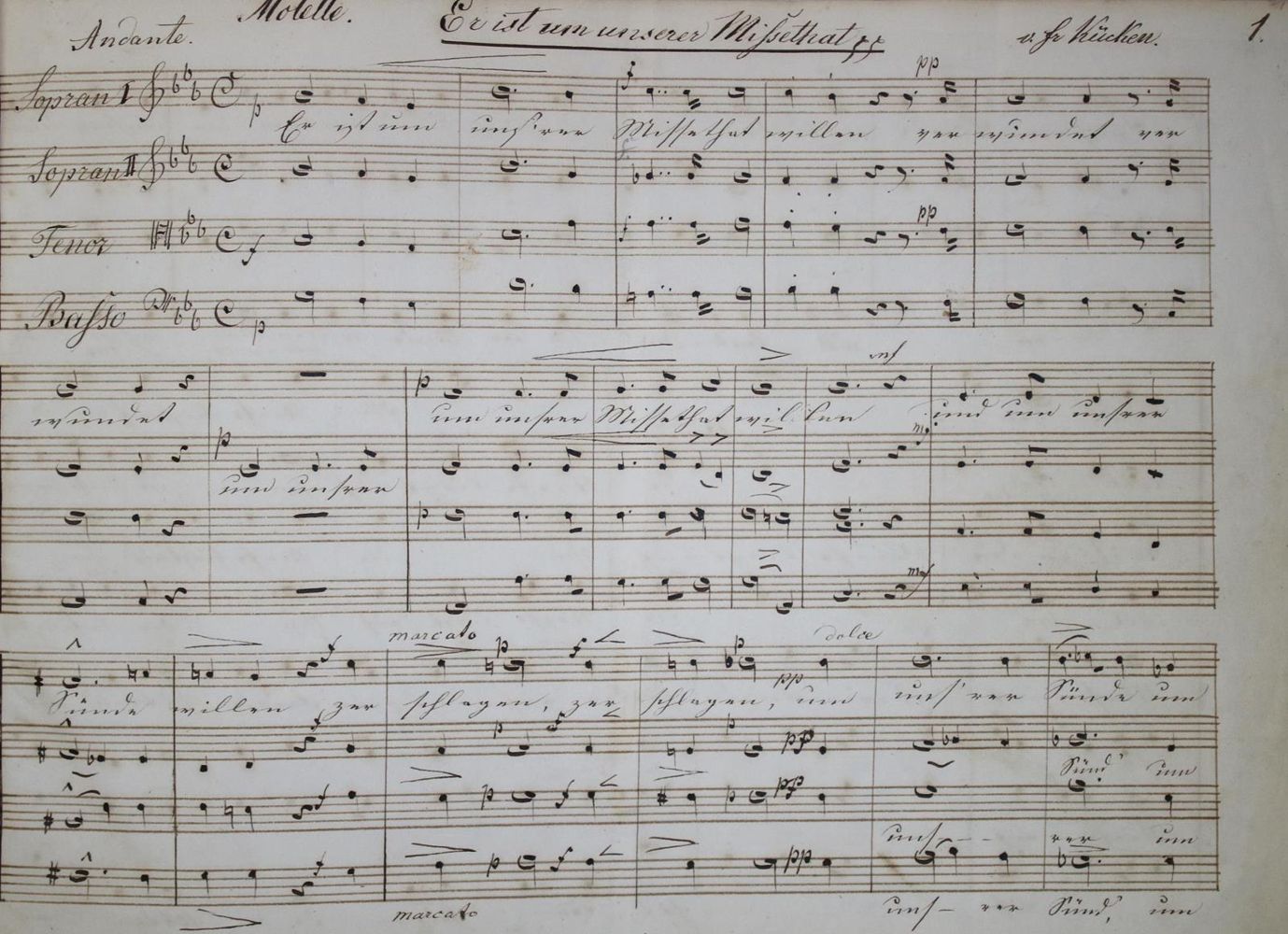 Große Abbildung Nr.1: 130-521 Lieder auch Psalmen: (Musik, Handschriften)