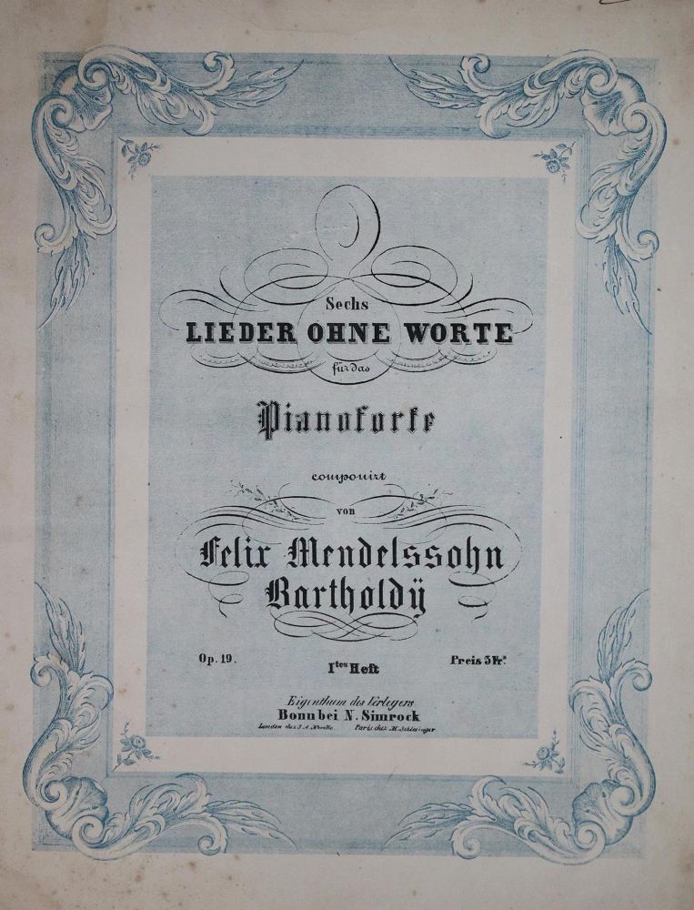Große Abbildung Nr.1: 130-528 Mendelssohn-Bartholdy,F.: (Musik)