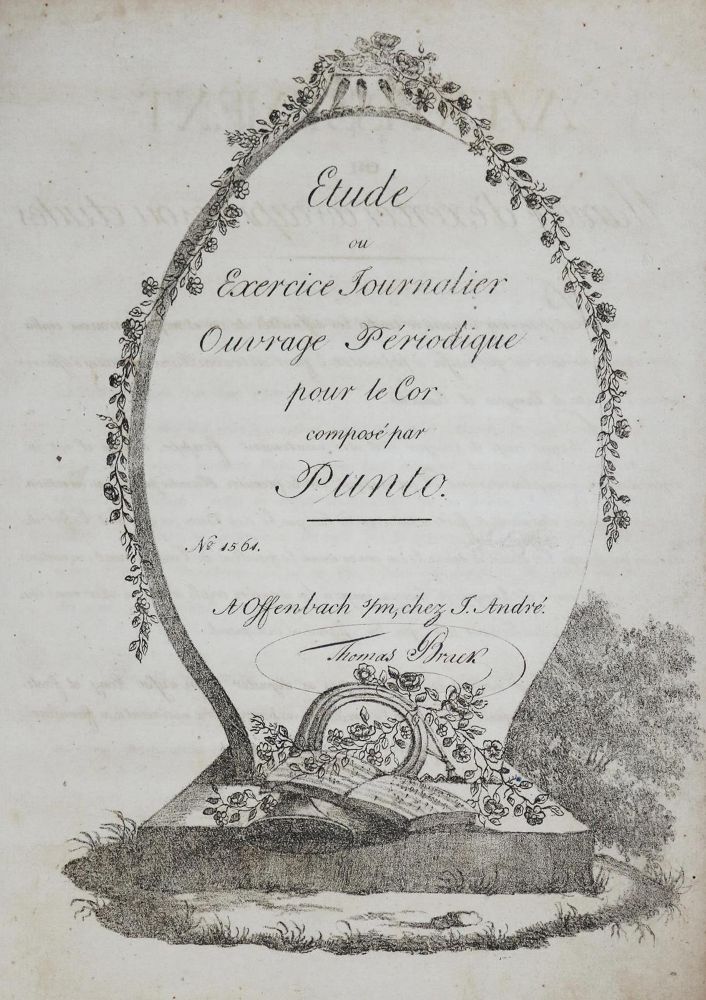 Große Abbildung Nr.1: 130-532 Punto,G. (d.i. J.W.Stich).: (Musik)