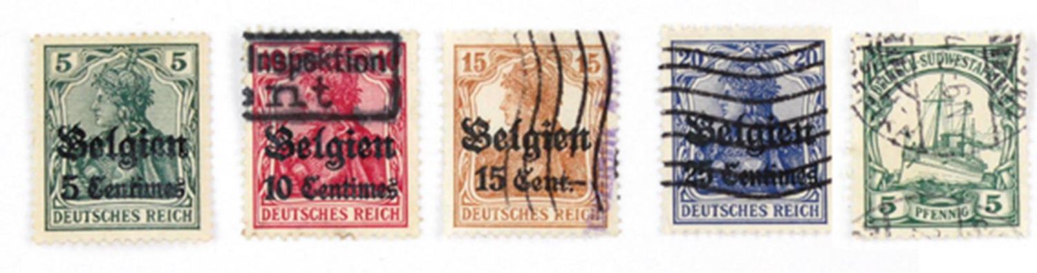 Große Abbildung Nr.3: 130-557 Posthornsatz: (Philatelie)