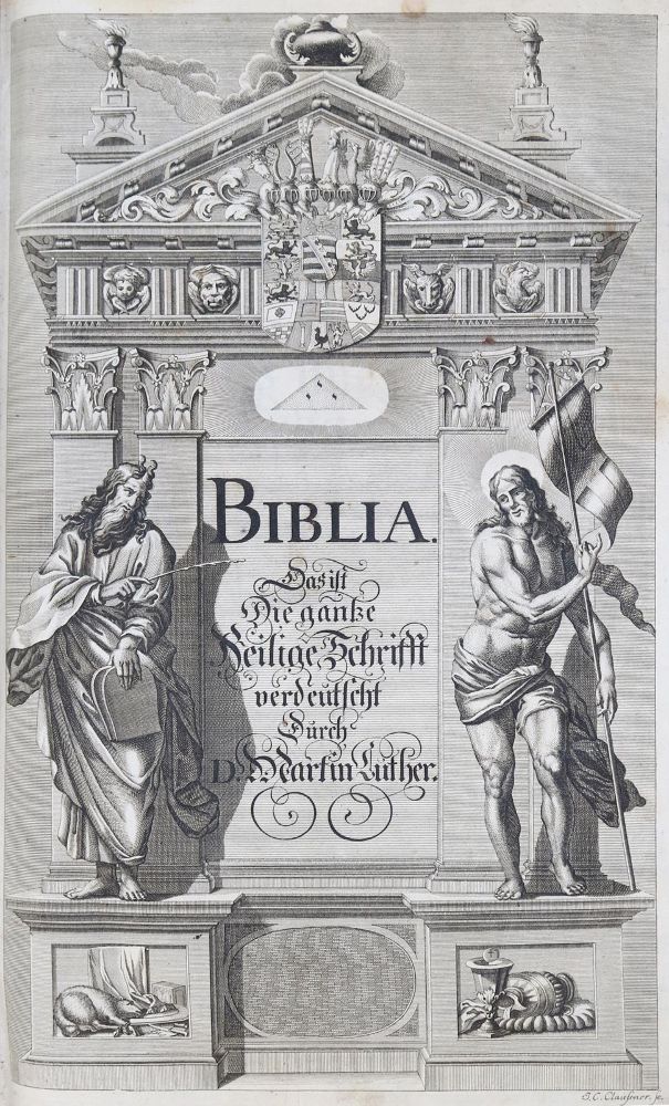 Große Abbildung Nr.1: 130-56 Biblia germanica.: (Bibeln)
