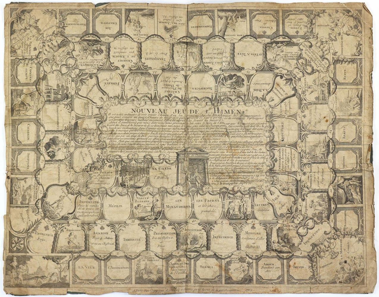 Große Abbildung Nr.1: 130-588 Nouveau Jeu de l'Himen.: (Spiele)