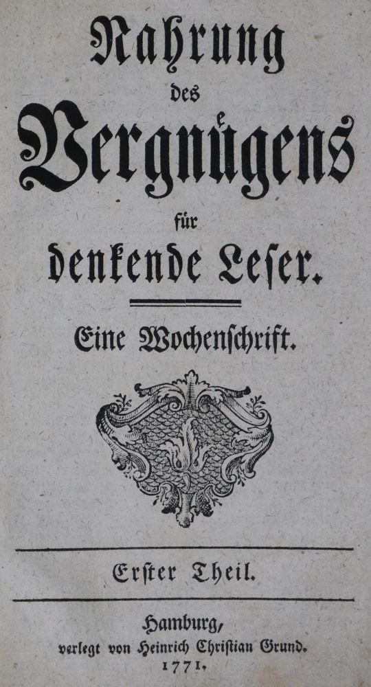 Große Abbildung Nr.1: 130-615 Nahrung des Vergnügens: (Zeitschriften und Zeitungen)