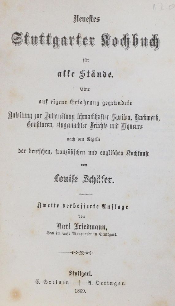 Große Abbildung Nr.1: 130-654 Schäfer,L.: (Küche und Haushalt, Kochbücher)