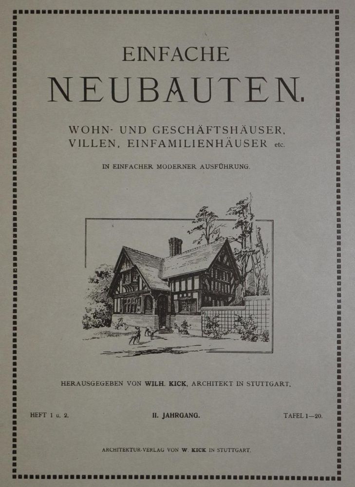 Große Abbildung Nr.1: 130-676 Kick,W. (Hrsg.).: (Architektur)