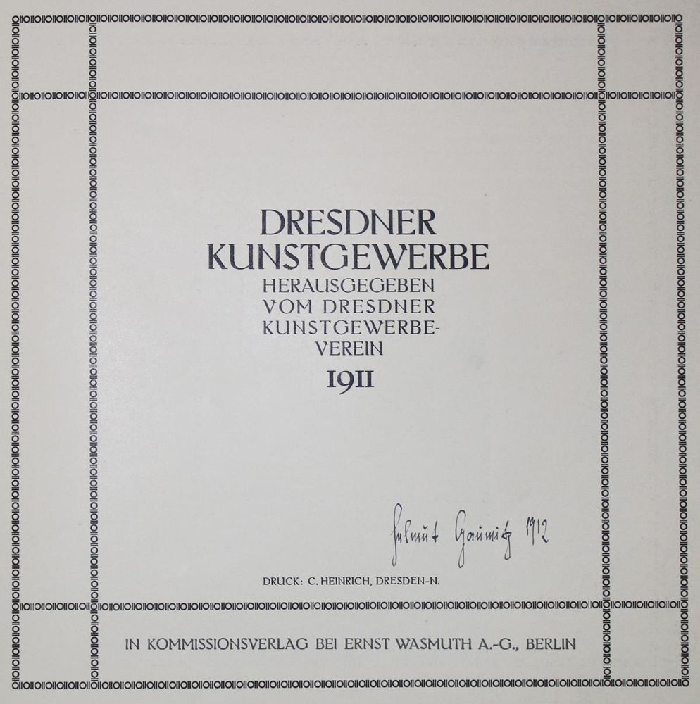 Große Abbildung Nr.1: 130-737 Dresdner Kunstgewerbe.: (Kunstgewerbe)