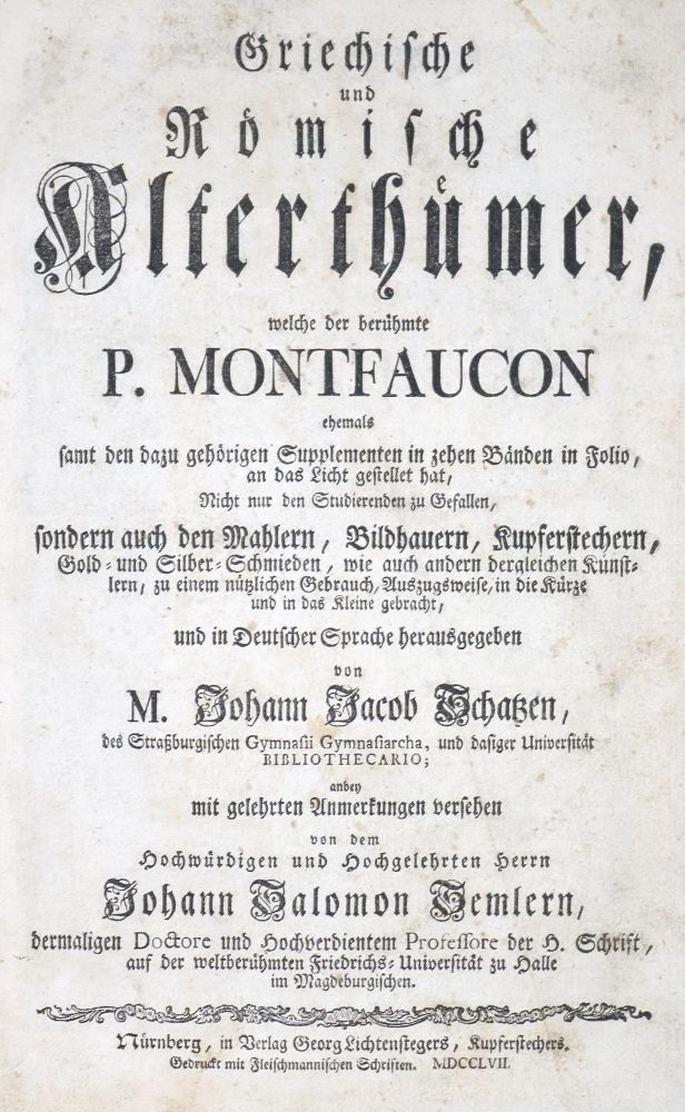 Große Abbildung Nr.2: 130-746 Montfaucon,B.de.: (Kunstwissenschaft)