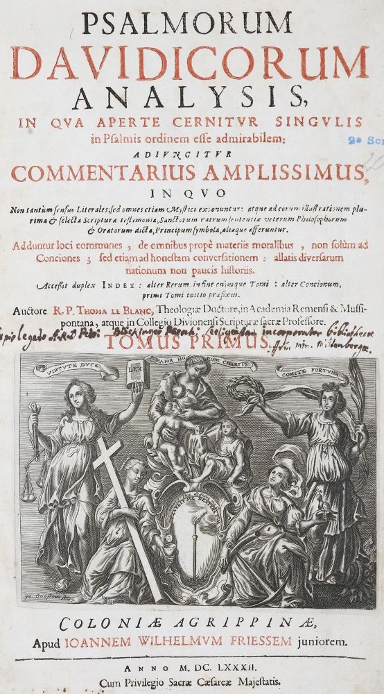 Große Abbildung Nr.1: 130-75 Le Blanc, Thomas: (Bibeln)