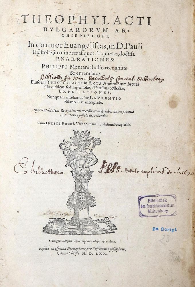 Große Abbildung Nr.1: 130-78 Montanus,Ph. (Bearb.).: (Bibeln)
