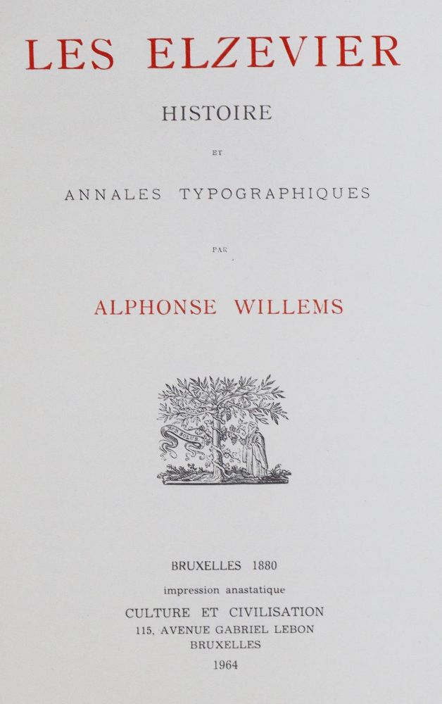 Große Abbildung Nr.1: 130-807 Willems,A.: (Elzevier)
