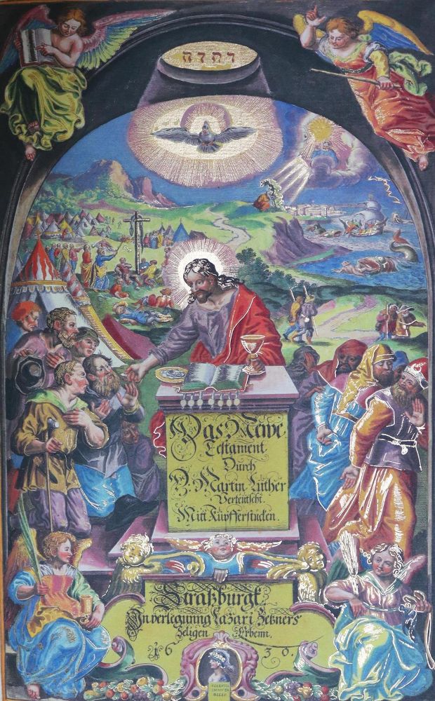 Große Abbildung Nr.1: 130-827 Merian-Bibel.: (Faksimile)