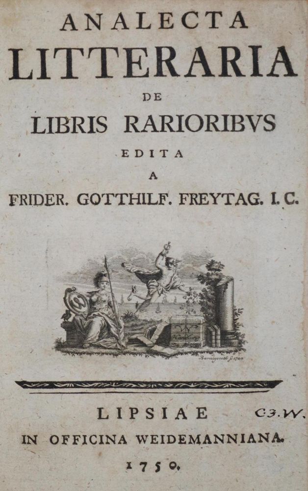 Große Abbildung Nr.1: 130-835 Freytag,F.G.: (Bibliographie und Buchwesen)