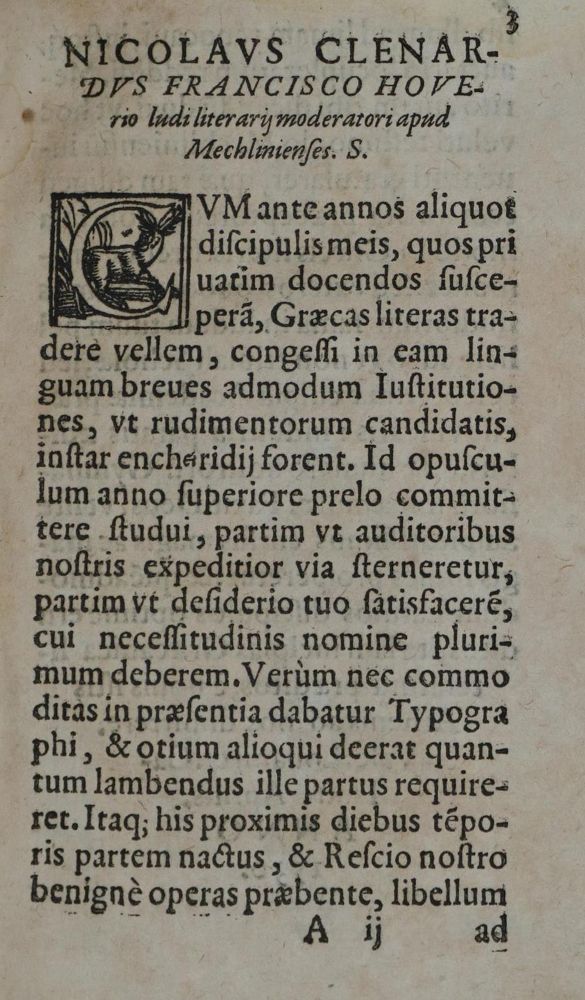 Große Abbildung Nr.1: 130-842 Clenard(us),N.: (Lexika - Wörterbücher - Sprachwissenschaften)