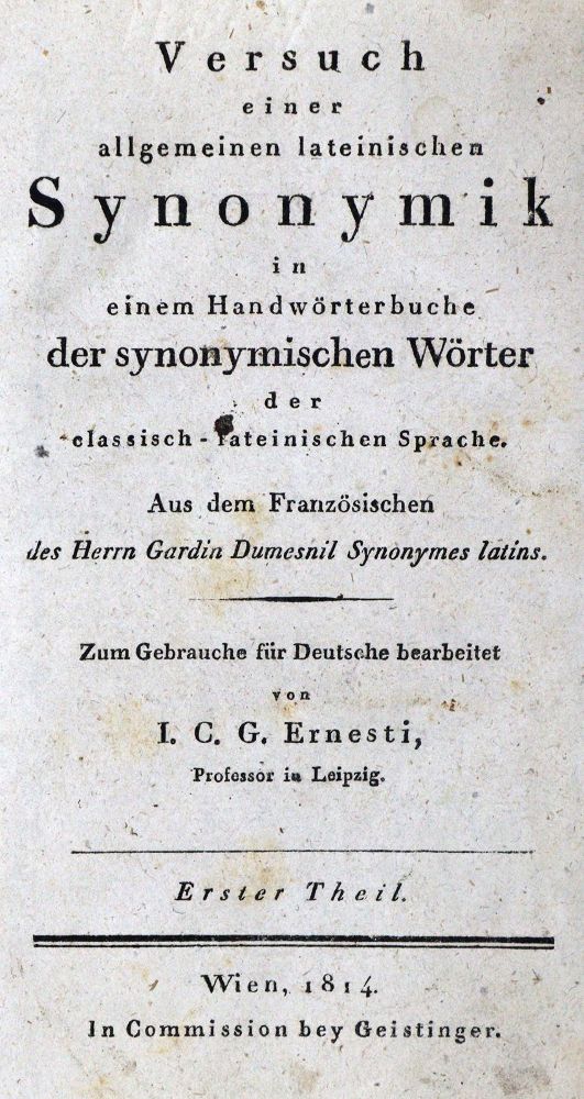 Große Abbildung Nr.2: 130-843 Dasypodius,P.: (Lexika - Wörterbücher - Sprachwissenschaften)