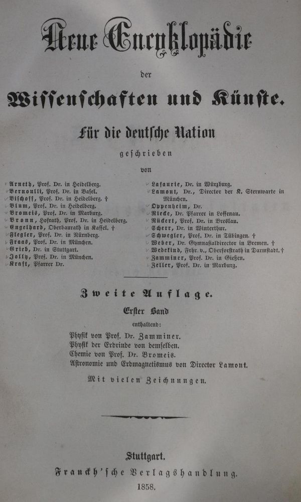 Große Abbildung Nr.1: 130-851 Neue Encyklopädie: (Lexika - Wörterbücher - Sprachwissenschaften)