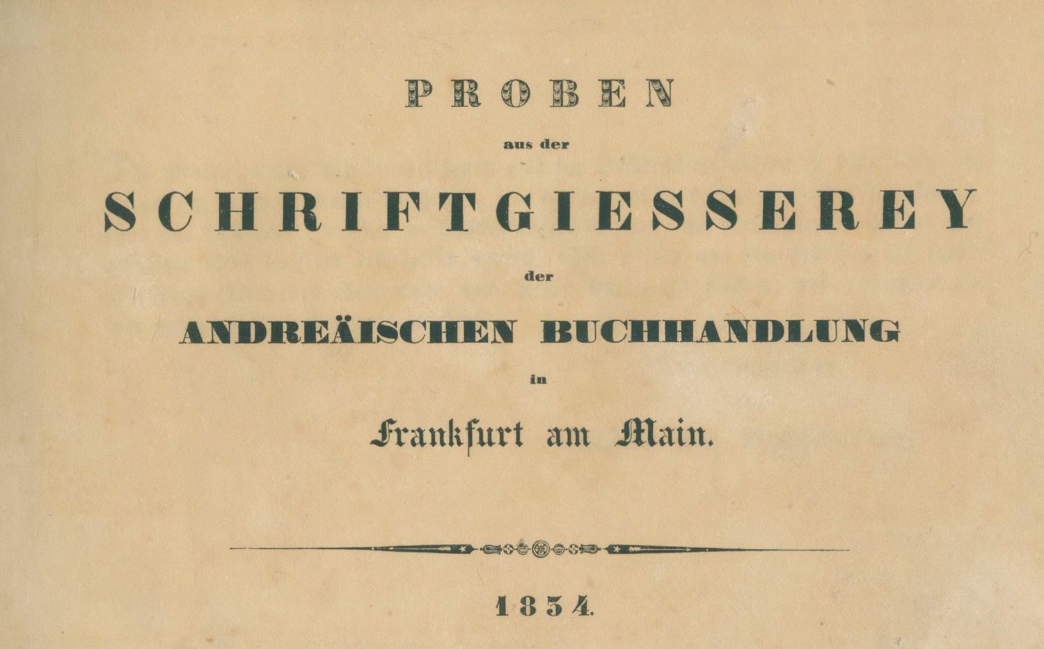 Große Abbildung Nr.1: 130-873 Andreä.: (Typographie und Kalligraphie)