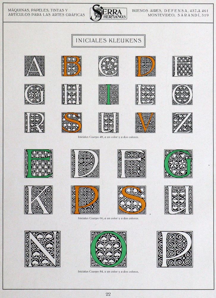 Große Abbildung Nr.2: 130-877 Bauersche Giesserei.: (Typographie und Kalligraphie)